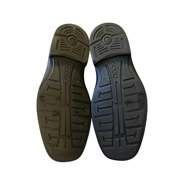 ECCO Men's 10.5 Helsinki Classic Leather Dress Shoes Lace Up Oxfords Black EUC! - Picture 7 of 8